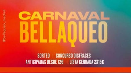 Bellaqueo Carnaval – Jueves 24 Febrero